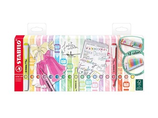 Teksta marķieru Stabilo Swing cool komplekts, 1-4 mm, 18 krāsas 