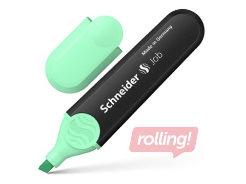 Teksta marķieris Schneider Job, piparmētru krāsa, 1-5mm