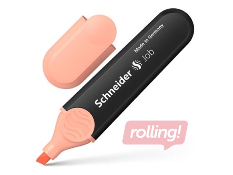 Teksta marķieris Schneider Job, persiku krāsa, 1-5mm