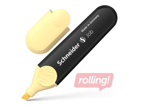 Teksta marķieris Schneider Job, vaniļas krāsa, 1-5mm