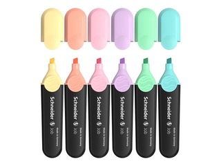 Teksta marķieru komplekts Schneider Job, 1-5mm, 6 krāsas