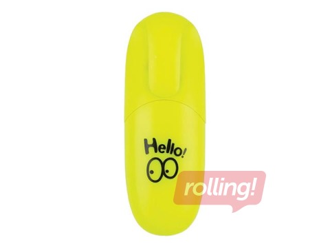 Teksta marķieris Centrum Neon mini, dzeltens, 1-5mm