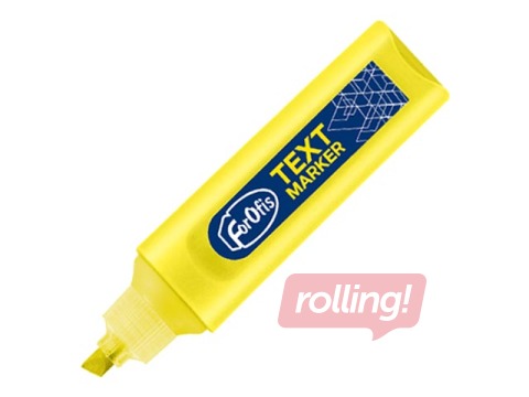 Teksta marķieris Forofis, dzeltens, 1-5mm