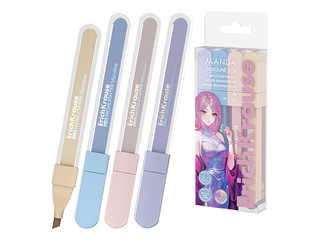 Teksta marķieru komplekts ErichKrause, Visioline V-18 Manga, 4 pasteļkrāsas