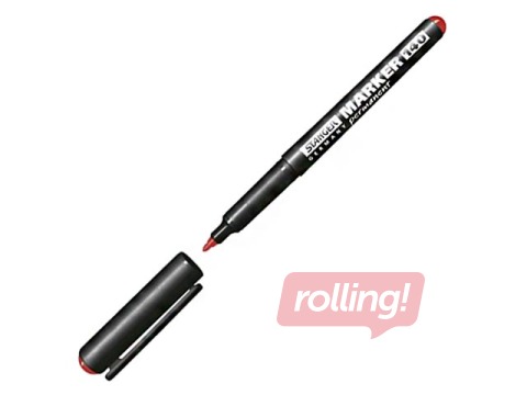 Permanentais marķieris Stanger, M 140, apaļš, sarkans, 1mm