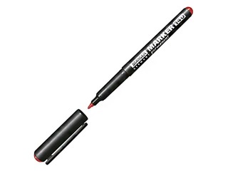 Permanentais marķieris Stanger, M 140, apaļš, sarkans, 1mm