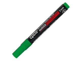 Permanentais marķieris Grand, apaļš, zaļš, 1-3mm