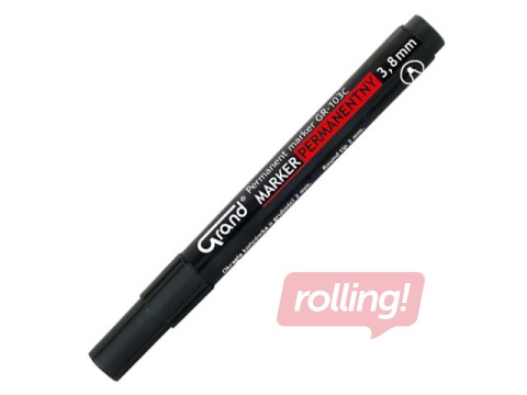 Permanentais marķieris Grand TF-103C, nošķelts, melns, 1-3mm