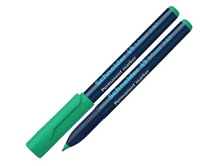 Permanentais marķieris Schneider 240, apaļš, zaļš, 1-2mm
