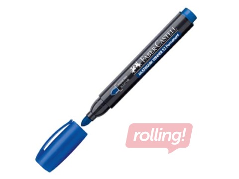 Permanentais marķieris Faber Castell Multimark 52-E, apaļš, zils