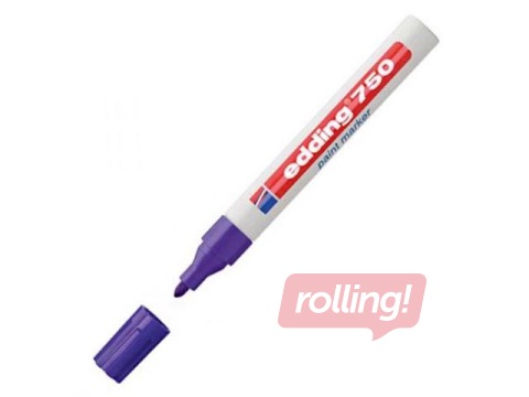 Permanentais marķieris Edding Paint 750, 2-4mm, violets
