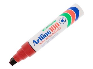 Permanentais marķieris Artline 100, nošķelts, sarkans, 7.5-12mm