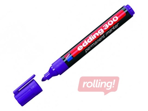 Permamentais marķieris Edding 300, violets, 1.5-3mm