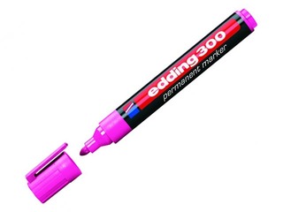 Permamentais marķieris Edding 300, rozā, 1.5-3mm