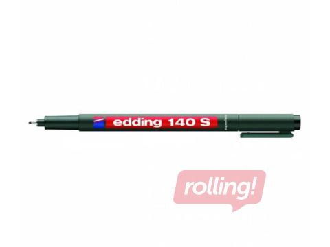 Permanents marķieris Edding 140S, melns, 0.3mm