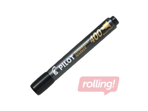 Permanentais marķieris Pilot 400, melns, 1.5-4mm + AKCIJA! Pērc permanentos marķierus un saņem dāvanu!