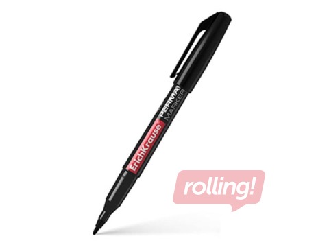 Permanents marķieris ErichKrause P-70, melns, 1mm