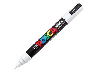 Marķieris Uni Posca PC - 5M, balts