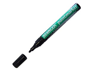 Noturīgais marķieris Stanger PAINT, 2-4mm, melns