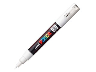 Marķieris Uni Posca PC-1M  balts