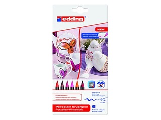 Marķieri keramikai Edding 4200, 6 krāsas (siltie toņi)