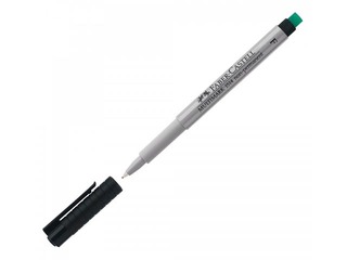  Marķieris Faber-Castell Multimark F, melns, 0.6mm, nav permanents