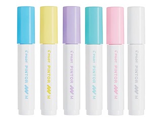 Permanento marķieru komplekts Pilot Pintor, 6 pasteļkrāsas