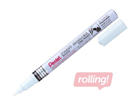 Permanents marķieris Pentel Paint, 2.9 mm, balts