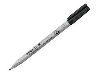 Marķieris Staedtler Lumocolor 316, melns, 0.6mm, nav permanents