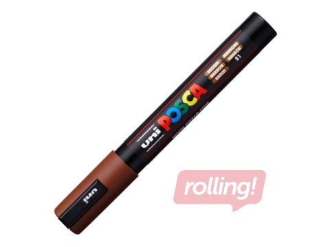 Marķieris Uni Posca PC-5M, brūns