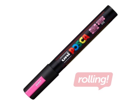 Marķieris Uni Posca PC-5M, fluorescējošs rozā