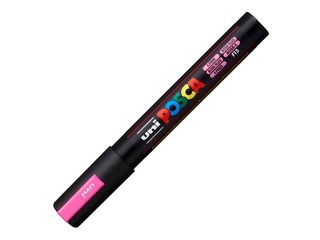 Marķieris Uni Posca PC-5M, fluorescējošs rozā