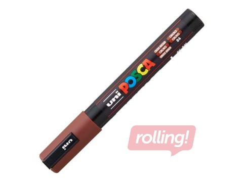 Marķieris Uni Posca PC-5M, kakao brūns