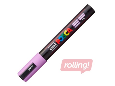 Marķieris Uni Posca PC-5M, lavandas