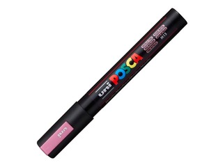 Marķieris Uni Posca PC-5M, metalizēti rozā