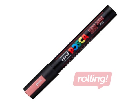Marķieris Uni Posca PC-5M, metalizēti sarkans