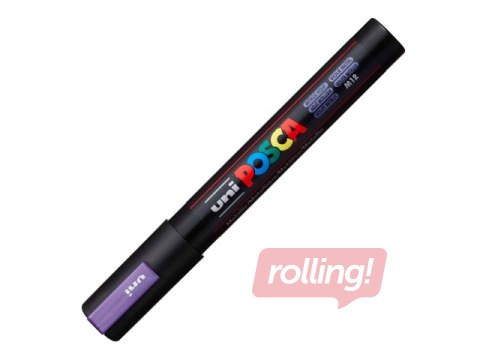 Marķieris Uni Posca PC-5M, metalizēti violets