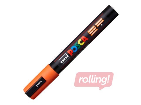 Marķieris Uni Posca PC-5M, oranžs