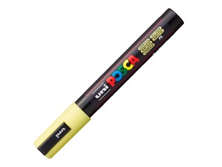 Marķieris Uni Posca PC-5M, pasteļdzeltens
