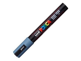 Marķieris Uni Posca PC-5M, pelēkzils