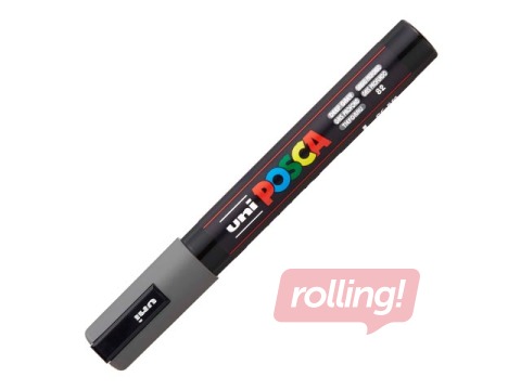 Marķieris Uni Posca PC-5M, tumši pelēks