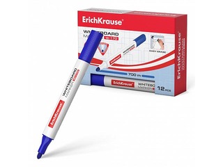 Marķieris baltajai tāfelei, ErichKrause W-170, trīsstūrveida forma, apaļš, zils