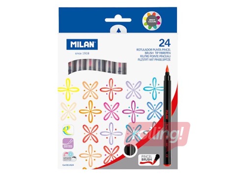 Flomāsteri Milan otas tipa, 24 krāsas