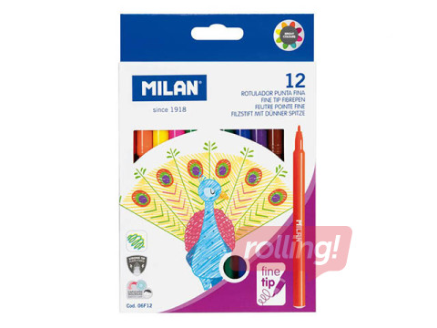 Flomāsteri Milan, 12 krāsas