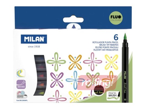 Flomāsteri otas tipa Milan, Fluo 6 krāsas