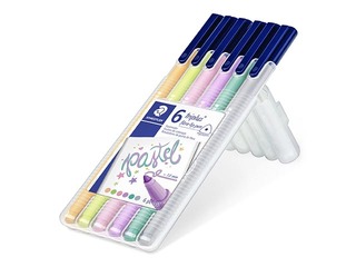 Flomāsteri Staedtler 323, 6 pasteļkrāsas