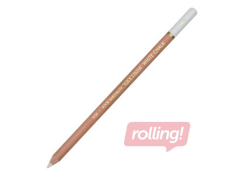 Zīmulis KOH-I-NOOR Gioconda, balts krīts koka korpusā