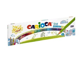 Krāsaino zīmuļu komplekts Tita Rainbow, 50 krāsas