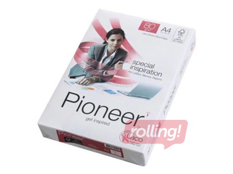 Papīrs Pioneer, A5, 80 g/m2, 500 loksnes