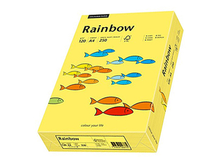 Papīrs Rainbow 14, A4, vidēji dzeltens, 80g/m², 500 loksnes